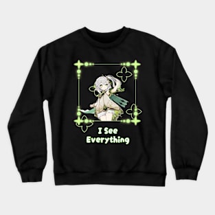 Genshin Impact - Nahida I see everything Crewneck Sweatshirt